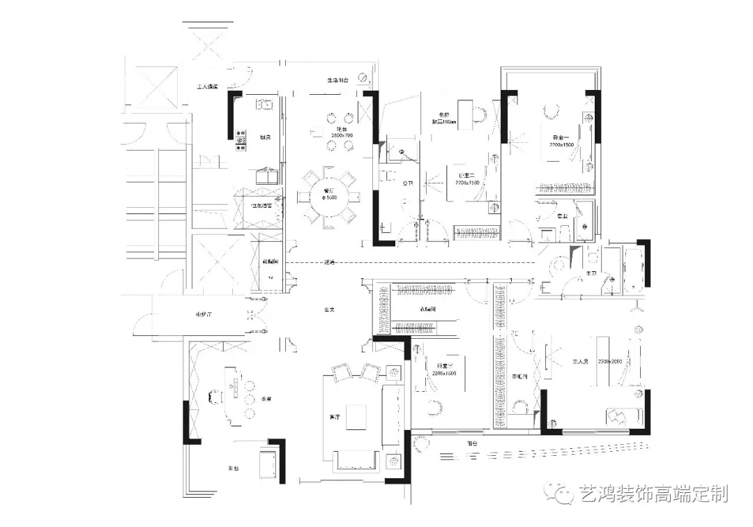想 · 奢 · 享 | 艺鸿装饰完工实景案例(图5)